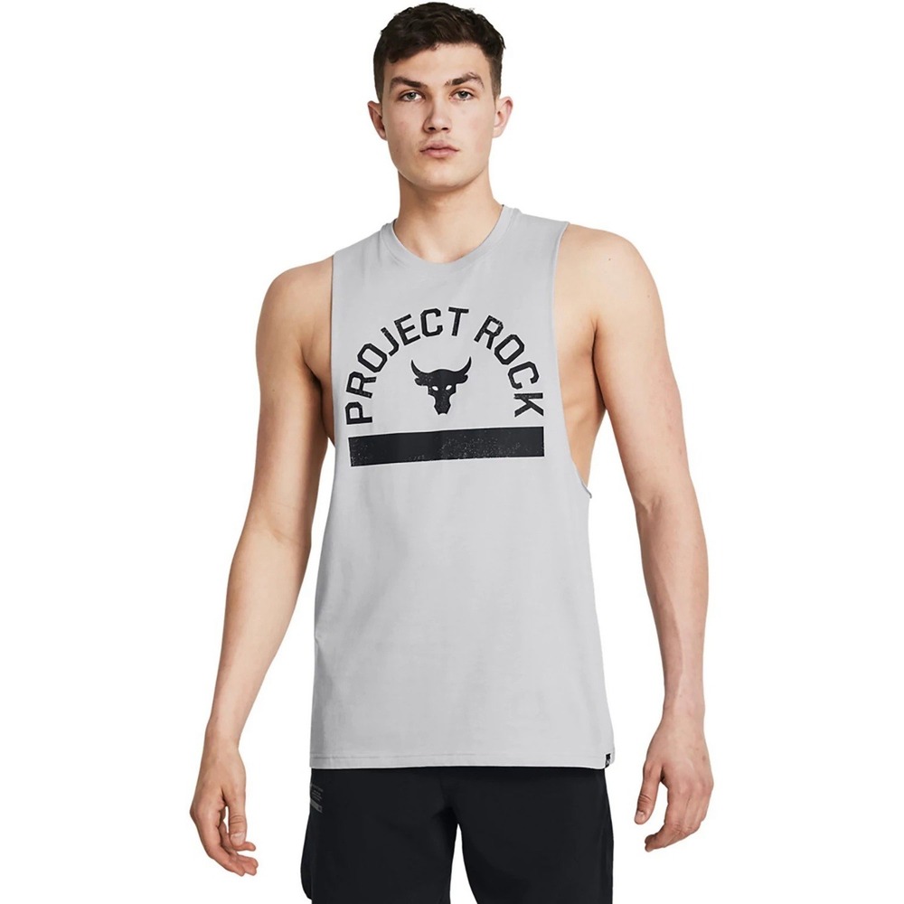 Under Armour Men's Project Rock Payoff Sleeveless Graphic T-Shirt NWT Size 3XLT